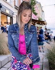 Veste en jean - 𝐌𝐚𝐫𝐢𝐧𝐚𝟒𝟒𝐟𝐚𝐦𝐢𝐥𝐲