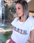 T-shirt blanc Brazil - 𝐌𝐚𝐫𝐢𝐧𝐚𝟒𝟒𝐟𝐚𝐦𝐢𝐥𝐲