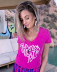 T-shirt rose summer ibiza - 𝐌𝐚𝐫𝐢𝐧𝐚𝟒𝟒𝐟𝐚𝐦𝐢𝐥𝐲