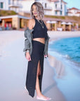 Ensemble top & jupe black