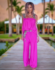 Ensemble 3 pièces fuchsia
