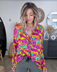 Chemise fluo à imprimé léopard - 𝐌𝐚𝐫𝐢𝐧𝐚𝟒𝟒𝐟𝐚𝐦𝐢𝐥𝐲