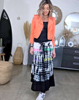 Jupe longue tie and dye à tags - 𝐌𝐚𝐫𝐢𝐧𝐚𝟒𝟒𝐟𝐚𝐦𝐢𝐥𝐲