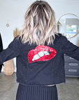 Veste noire en jean - 𝐌𝐚𝐫𝐢𝐧𝐚𝟒𝟒𝐟𝐚𝐦𝐢𝐥𝐲