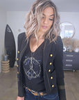 Veste officier noire - 𝐌𝐚𝐫𝐢𝐧𝐚𝟒𝟒𝐟𝐚𝐦𝐢𝐥𝐲