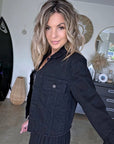 Veste noire en jean - 𝐌𝐚𝐫𝐢𝐧𝐚𝟒𝟒𝐟𝐚𝐦𝐢𝐥𝐲