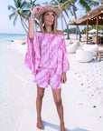 Ensemble rose fuchsia haut + short