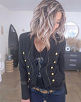 Veste officier noire - 𝐌𝐚𝐫𝐢𝐧𝐚𝟒𝟒𝐟𝐚𝐦𝐢𝐥𝐲