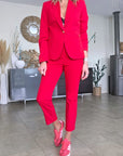 Ensemble veste & pantalon red - 𝐌𝐚𝐫𝐢𝐧𝐚𝟒𝟒𝐟𝐚𝐦𝐢𝐥𝐲