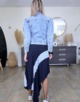 Veste en jean endlessy avec écussons