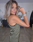 Robe nuisette kaki