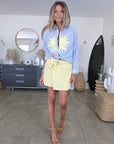 Jupe-short jaune