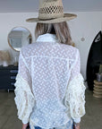 Chemise écrue en voile