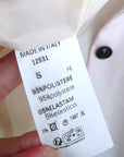 Veste beige à tags et inscriptions fluo