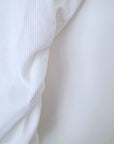 T-shirt blanc côtelé