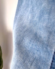 Chemise bleue délavée