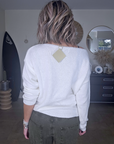 Pull blanc peace & love vert fluo - 𝐌𝐚𝐫𝐢𝐧𝐚𝟒𝟒𝐟𝐚𝐦𝐢𝐥𝐲