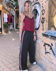 Débardeur rouge à imprimé léopard - 𝐌𝐚𝐫𝐢𝐧𝐚𝟒𝟒𝐟𝐚𝐦𝐢𝐥𝐲