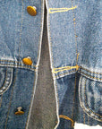 Veste en jean customisée