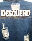 Veste en jean customisée