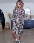 Robe beige sweat léopard - 𝐌𝐚𝐫𝐢𝐧𝐚𝟒𝟒𝐟𝐚𝐦𝐢𝐥𝐲