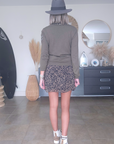 Cardigan kaki à écusson perles bijoux - 𝐌𝐚𝐫𝐢𝐧𝐚𝟒𝟒𝐟𝐚𝐦𝐢𝐥𝐲