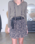 Cardigan kaki à écusson perles bijoux - 𝐌𝐚𝐫𝐢𝐧𝐚𝟒𝟒𝐟𝐚𝐦𝐢𝐥𝐲