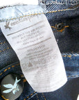 Short en jean bleu foncé