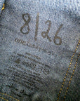 Short en jean bleu foncé