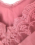 Débardeur Victoria vieux rose