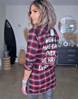 Chemise tunique à inscriptions au dos - 𝐌𝐚𝐫𝐢𝐧𝐚𝟒𝟒𝐟𝐚𝐦𝐢𝐥𝐲