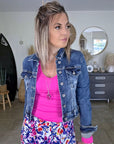 Veste en jean - 𝐌𝐚𝐫𝐢𝐧𝐚𝟒𝟒𝐟𝐚𝐦𝐢𝐥𝐲