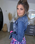 Veste en jean - 𝐌𝐚𝐫𝐢𝐧𝐚𝟒𝟒𝐟𝐚𝐦𝐢𝐥𝐲