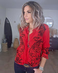 Chemise rock rouge vif - 𝐌𝐚𝐫𝐢𝐧𝐚𝟒𝟒𝐟𝐚𝐦𝐢𝐥𝐲
