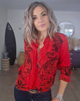 Chemise rock rouge vif - 𝐌𝐚𝐫𝐢𝐧𝐚𝟒𝟒𝐟𝐚𝐦𝐢𝐥𝐲