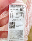 Chemise rayée rose à inscription au dos