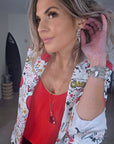 Boucles d'oreilles pendentes argentées acier inoxydable - 𝐌𝐚𝐫𝐢𝐧𝐚𝟒𝟒𝐟𝐚𝐦𝐢𝐥𝐲