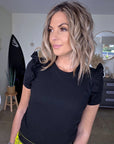 T-shirt noir en coton - 𝐌𝐚𝐫𝐢𝐧𝐚𝟒𝟒𝐟𝐚𝐦𝐢𝐥𝐲