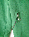 Perfecto vert en suédine