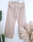 Pantalon cargo à jambe large