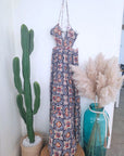 Robe longue dos ouvert