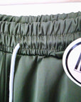 Pantalon cargo satiné kaki