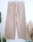 Pantalon cargo à jambe large