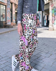 Pantalon à imprimé léopard avec tags - 𝐌𝐚𝐫𝐢𝐧𝐚𝟒𝟒𝐟𝐚𝐦𝐢𝐥𝐲