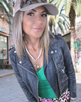 Perfecto 100% cuir aspect vieilli - 𝐌𝐚𝐫𝐢𝐧𝐚𝟒𝟒𝐟𝐚𝐦𝐢𝐥𝐲
