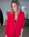 Ensemble veste & pantalon red - 𝐌𝐚𝐫𝐢𝐧𝐚𝟒𝟒𝐟𝐚𝐦𝐢𝐥𝐲