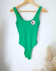 Body en lycra vert