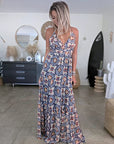 Robe longue dos ouvert