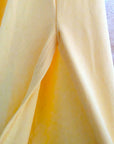 Robe asymétrique jaune