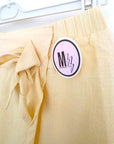Jupe-short jaune